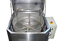Rotary basket washer