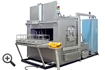 Machine de lavage à chariot porte-pièces